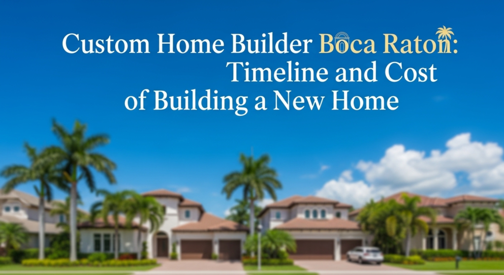 Custom Home Builder Boca Raton