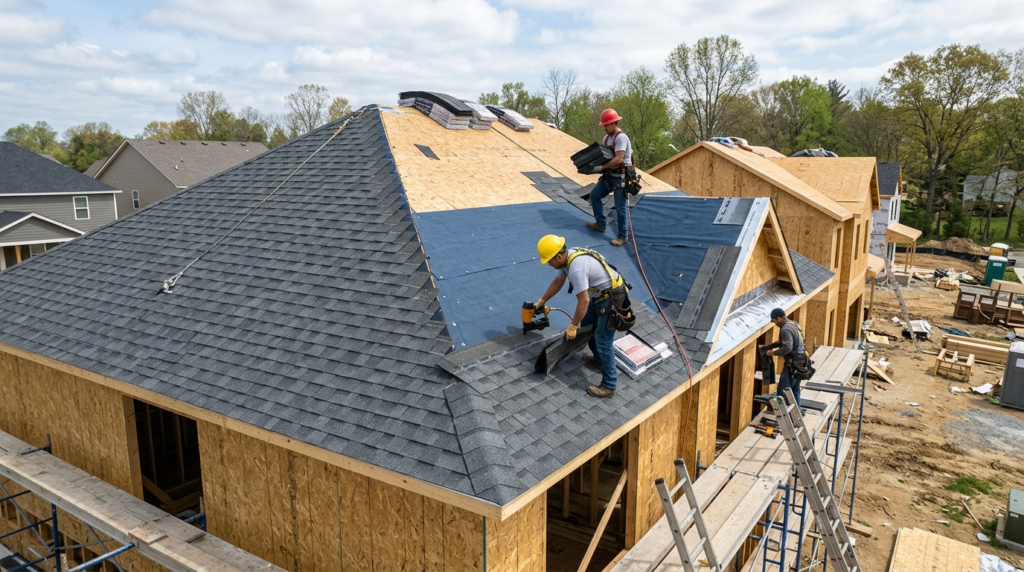 Roofing Process in Home Building
