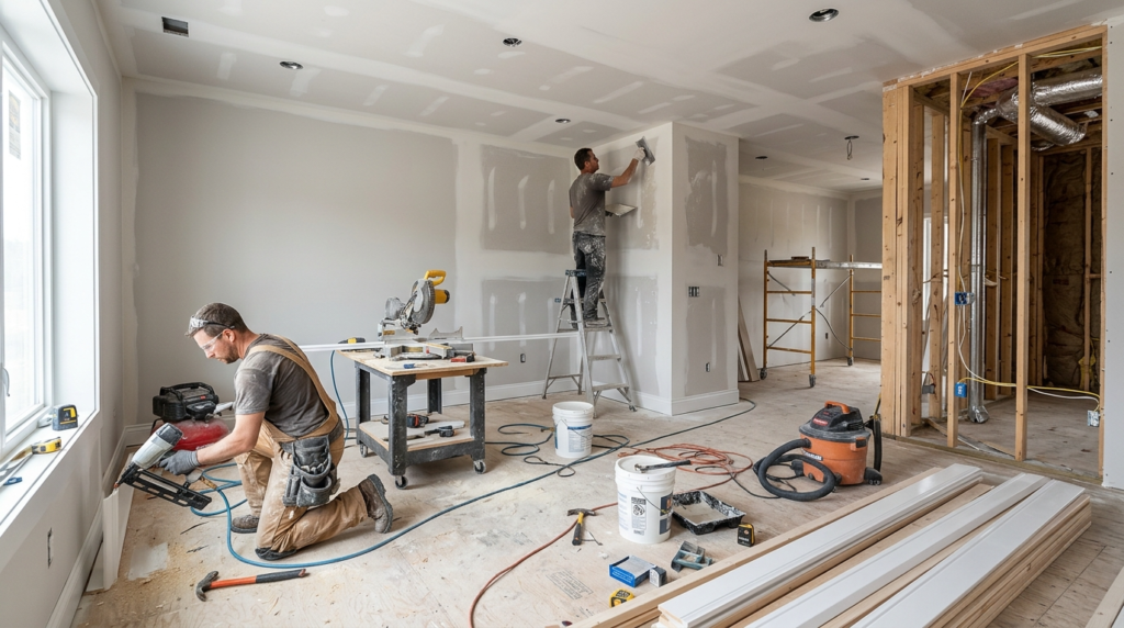 Interior Finishing Process in Home Building