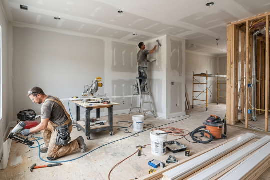 Interior Finishing Process in Home Building